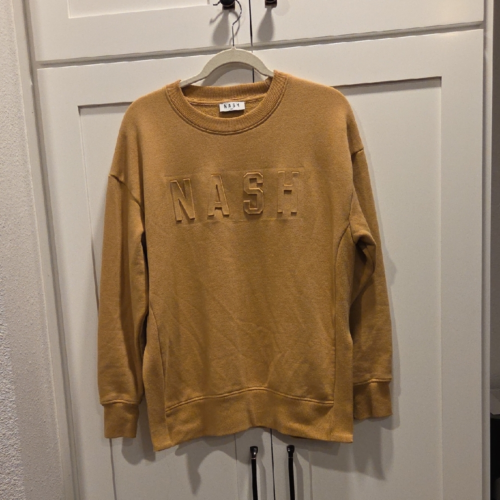 Nash Women's Tan Crewneck Sweatshirt
